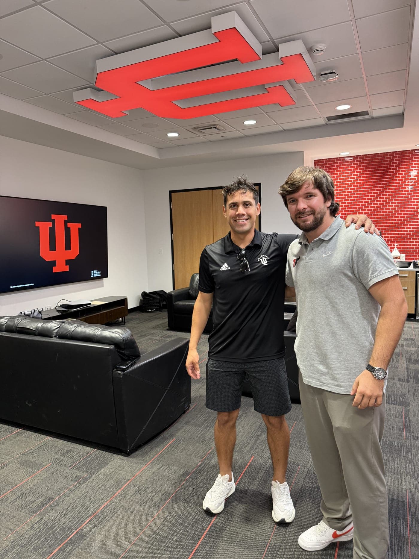 Ximo Miralles, de Eture Sports, de visita en la Universidad de Indiana.