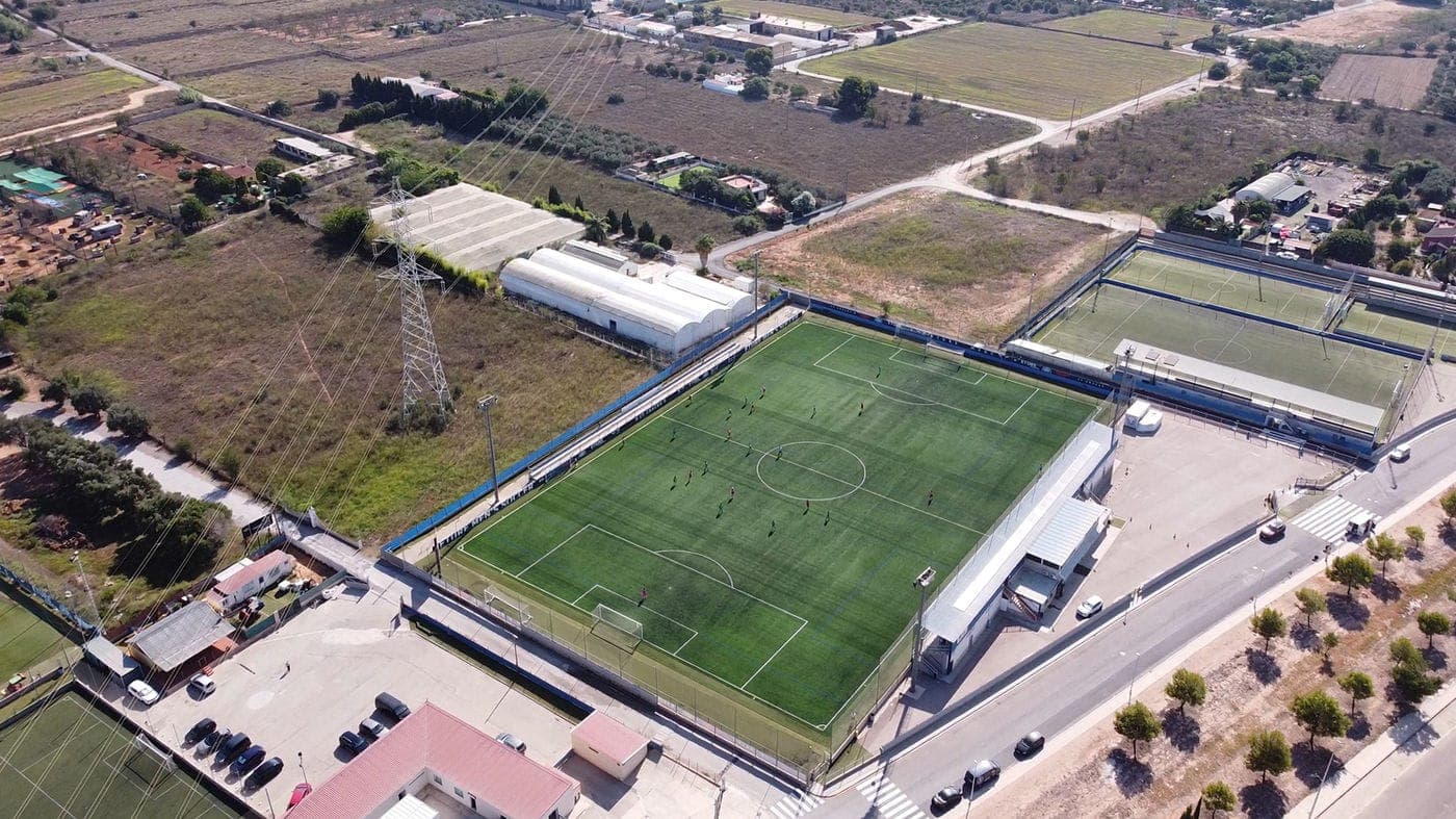 The Eture campus in Valencia from the air