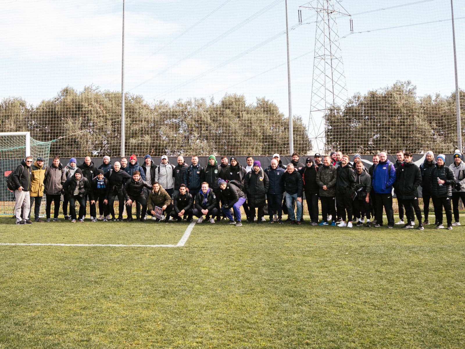 Jugadores del Gap Year de Eture en las instalaciones de Valencia durante la edición de 2023.