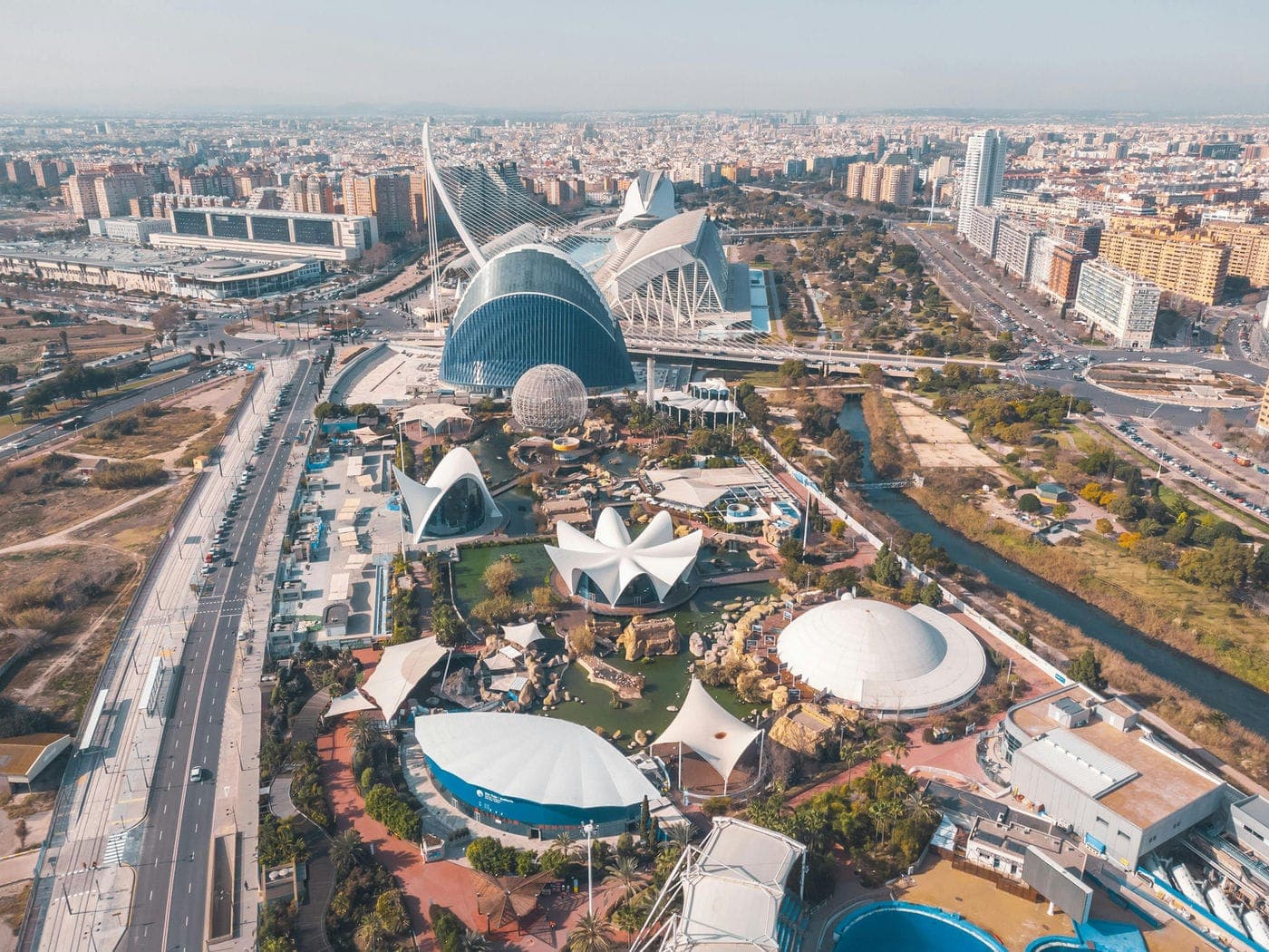 Valencia from the air