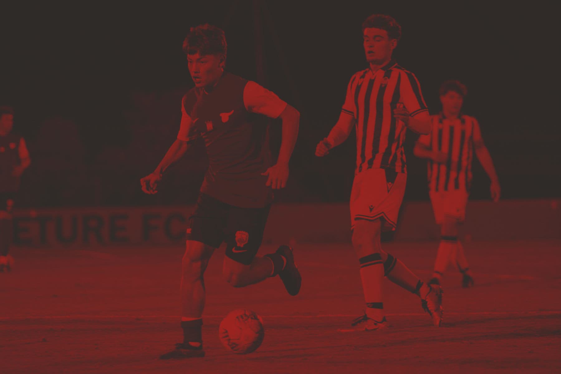 Eture FC compitiendo en un partido de liga en España