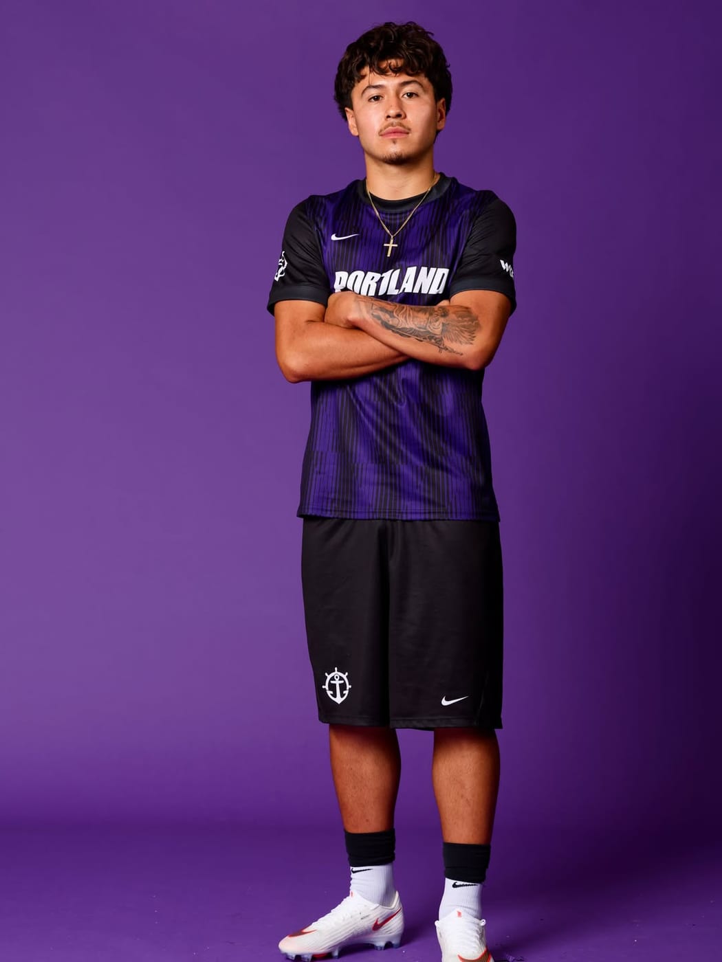 Adriano Samaoya in University of Portland kit