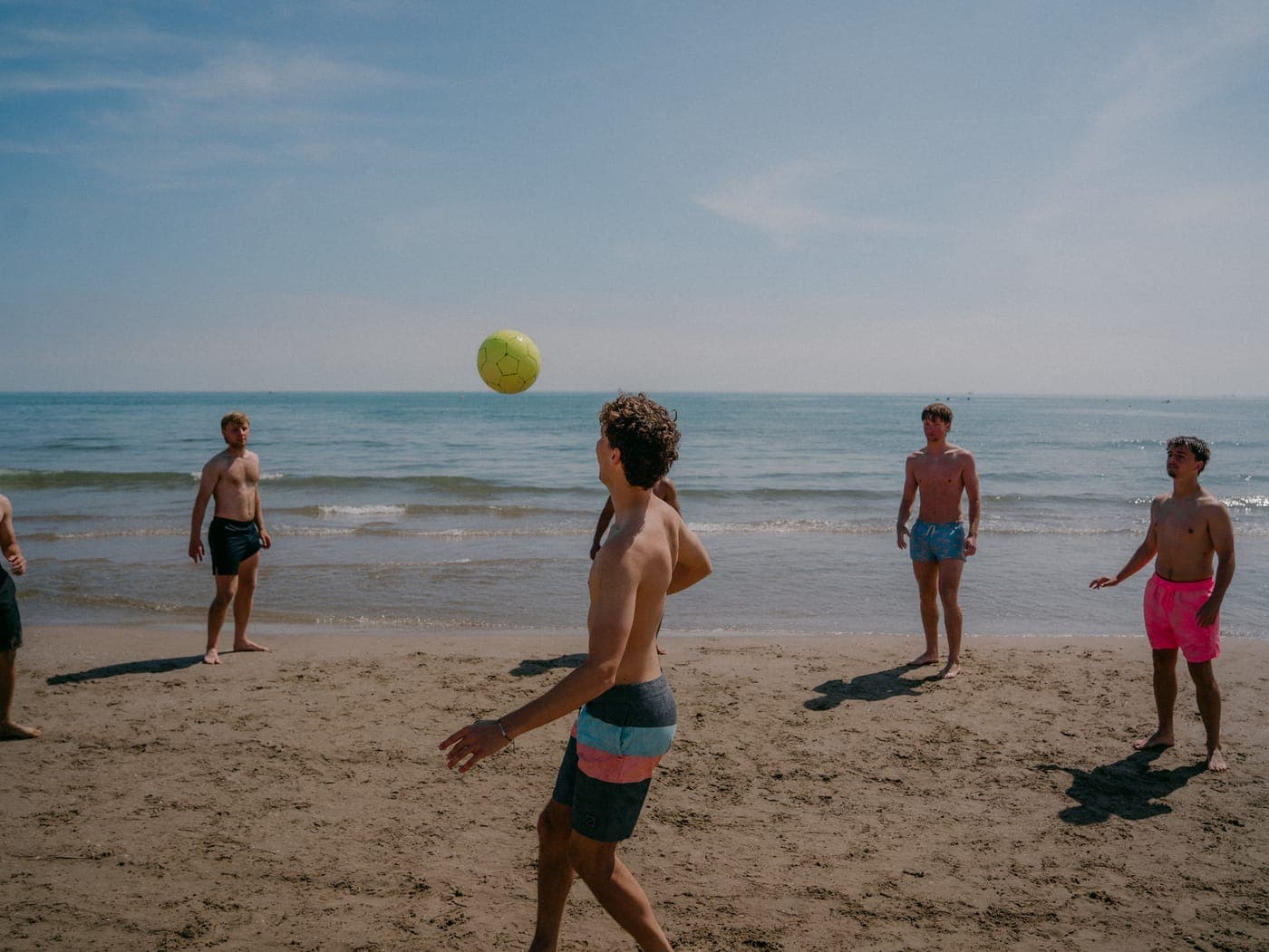 A game on the beach at Vinaròs